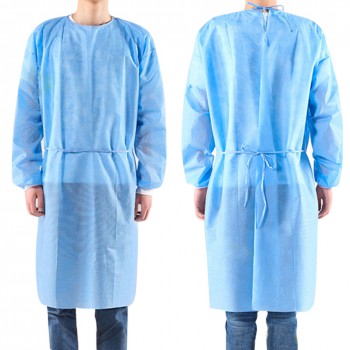 10pcs Disposable Bandage Coveralls Surgical Gown Dust-proof Isolation Clothes La...