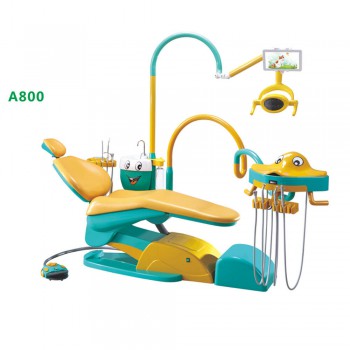A800 Cartoon Design Pediatric Dental Chair Children Dental Unit with Cartoon Fis...