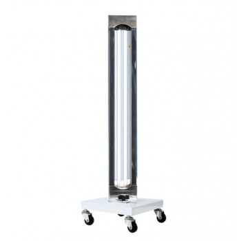 150W Mobile UV + Ozone Disinfection Trolley UVC Lamp Sterilization Lamp Ultravio...