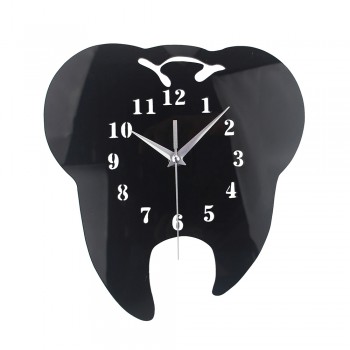 Tooth Wall Clocks Tooth Dentistry Wall Clock Laser Cut Dental Clinic Decor Teeth...