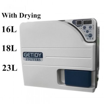 Getidy 18-23L Dental Digital Vacuum Steam Autoclave Sterilizer Class N with Dryi...