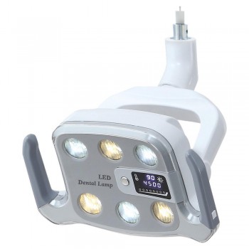 9W Dental Unit Chair Operation Light Shadowless Oral LED Lamp Adjustable Color T...
