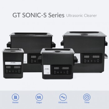 GT SONIC S-Series 2-9L Touch Panel Benchtop Ultrasonic Cleaner with Heater Titan...