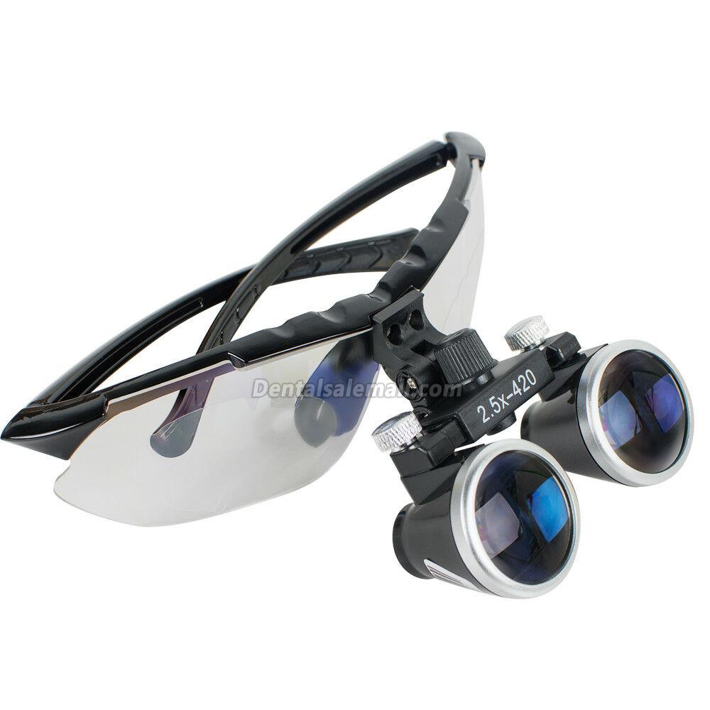 Dental Binocular Loupes Aluminum Variable Loupes 2.5X-3.5X