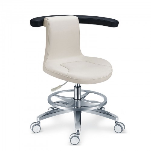 PLST-061 Ergonomic Adjustable Rotating Dental Operator Assistant Stool Doctor's Nurse Saddle Chair