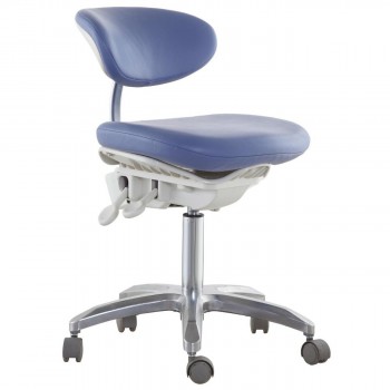 DS-PB1 Ergonomic Dental Stool with Back Support Dentist Operator Assistant Hygie...