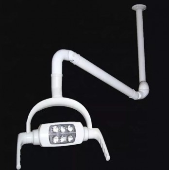 US STOCK! Ceiling-mounted Dental Oral Light Lamp Operating Lamp 6 LED Lens With Arm