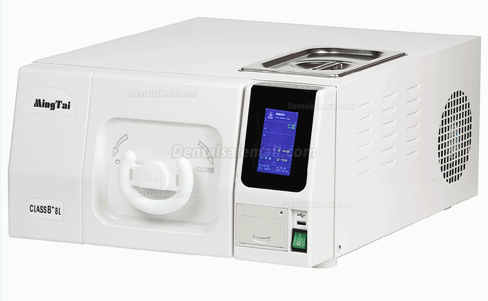 8L Super Fast Dental Steam Autoclave Class B for Dental Implant Instrument Sterilizer