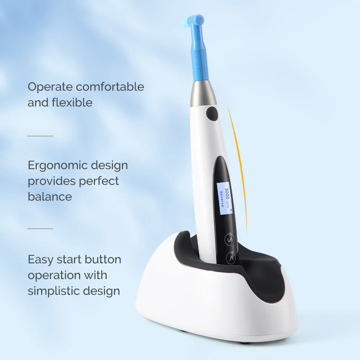 Electric Cordless Dental Hygiene Prophy Handpiece for Oral Cleaning Polishing 10 Speed Settings