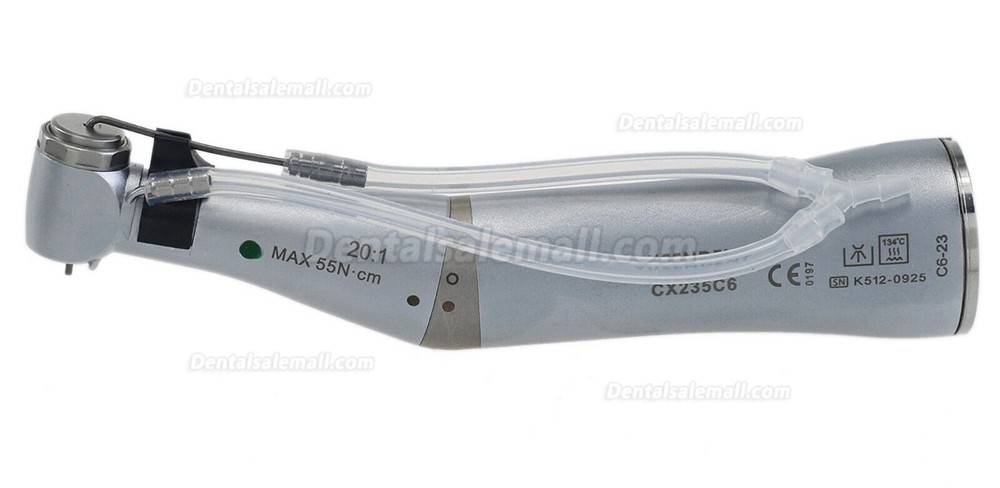 YUSENDENT CX235C6-22 Dental LED 20:1 Implant Surgery Contra Angle Handpiece