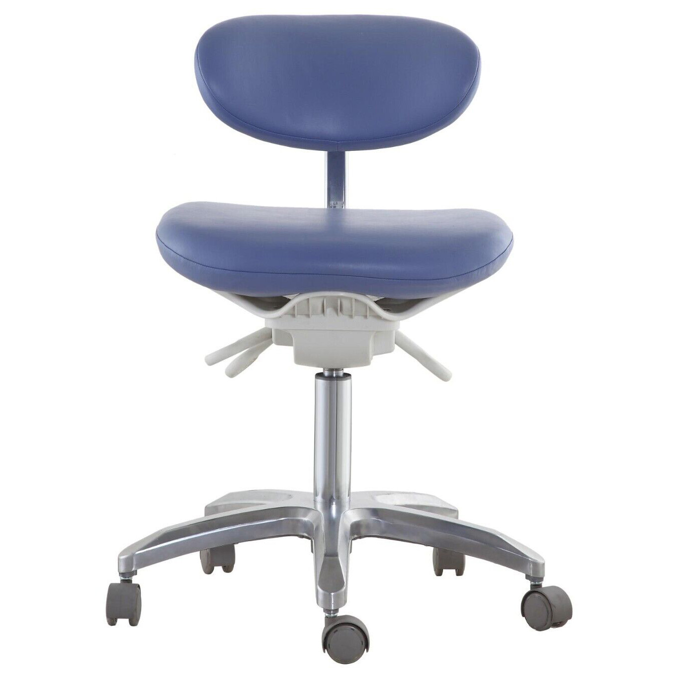 DS-PB1 Ergonomic Dental Stool with Back Support Dentist Operator Assistant Hygienist Chair