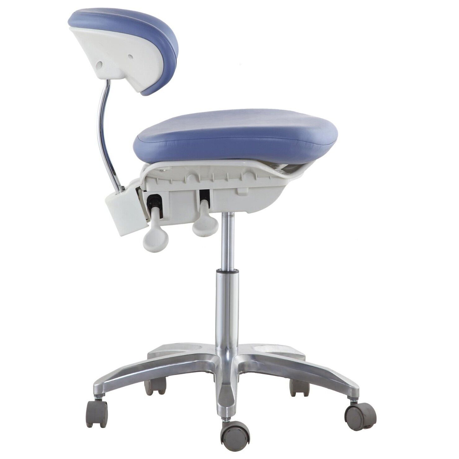 DS-PB1 Ergonomic Dental Stool with Back Support Dentist Operator Assistant Hygienist Chair