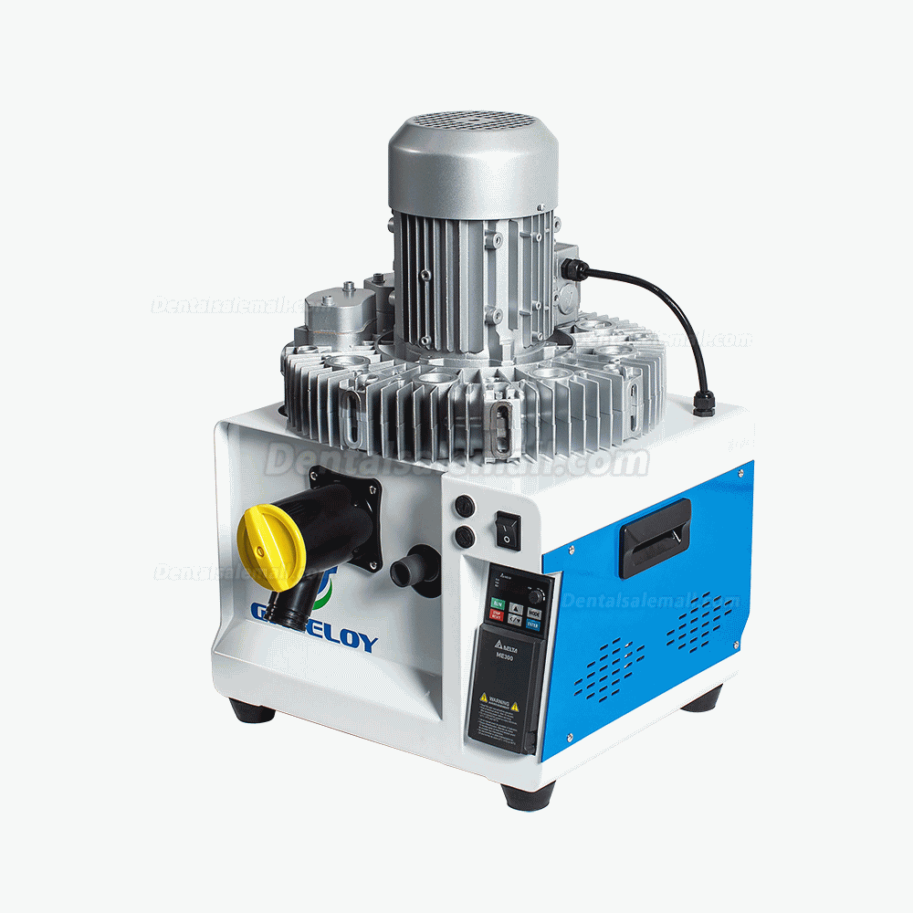 Greeloy GS-03F Upgraded 1500L/min 1100W Mobile Dental Suction Unit Porable Dental Vacuum Pump Low Noise