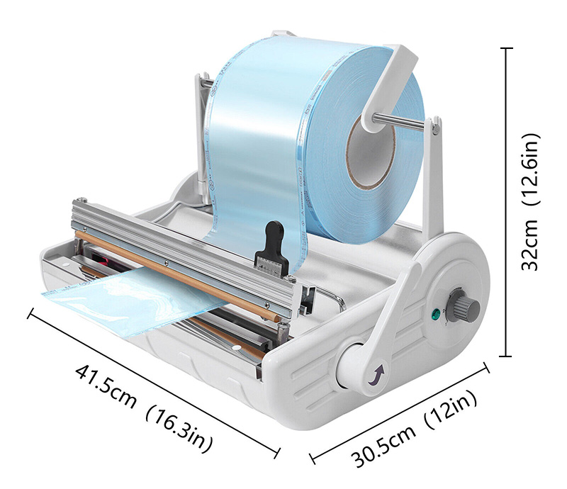 Autoclave Sterilization Disinfection Pouches Sealer Sealing Machine for Medical Dental Adjustable Temperature