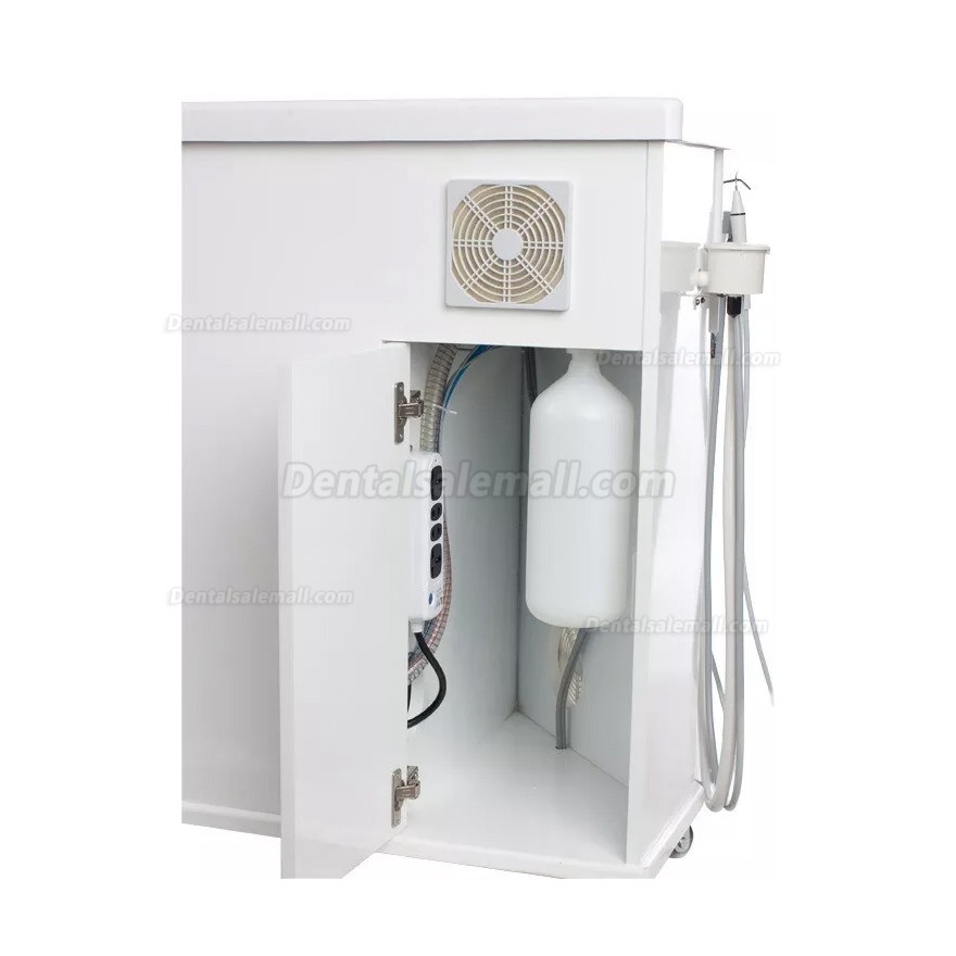 TPC Dental OMC-2375 Orthodonic Mobile Dental Delivery Cabinet Unit Built-in Air Compressor