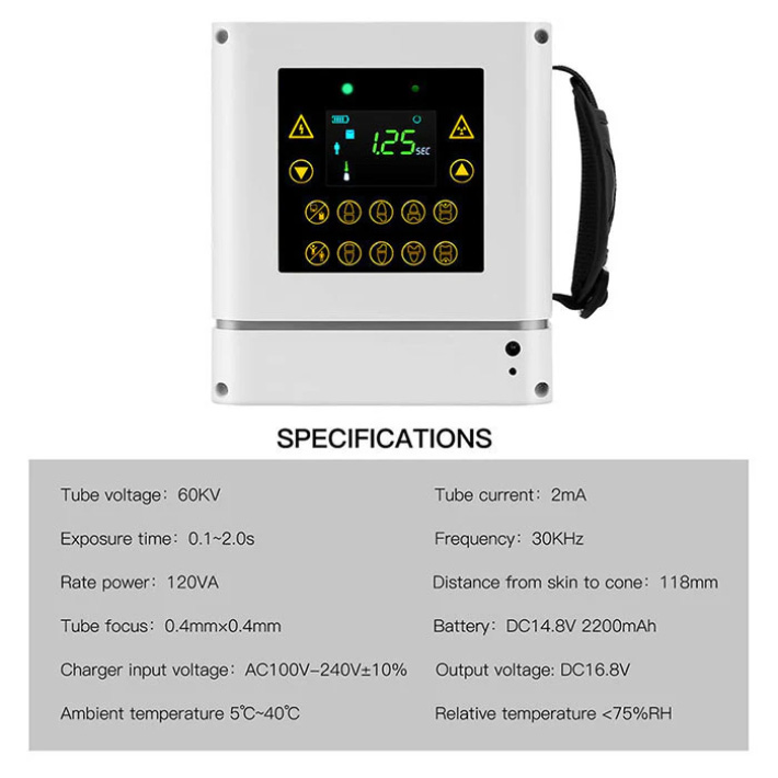 High Frequency Handheld Portable Dental X Ray Machine Digital Intraoral Imaging System RAY-200