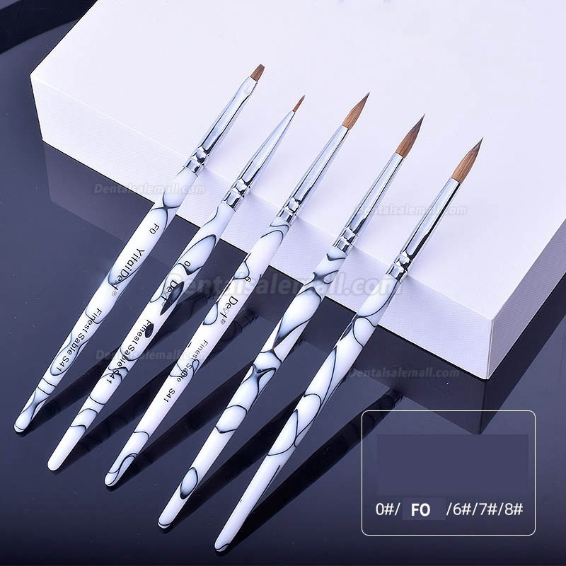 Cheap 5Pcs Dental Lab Porcelain Ceramic Sable Ermine Brush Pen Set Tool ...