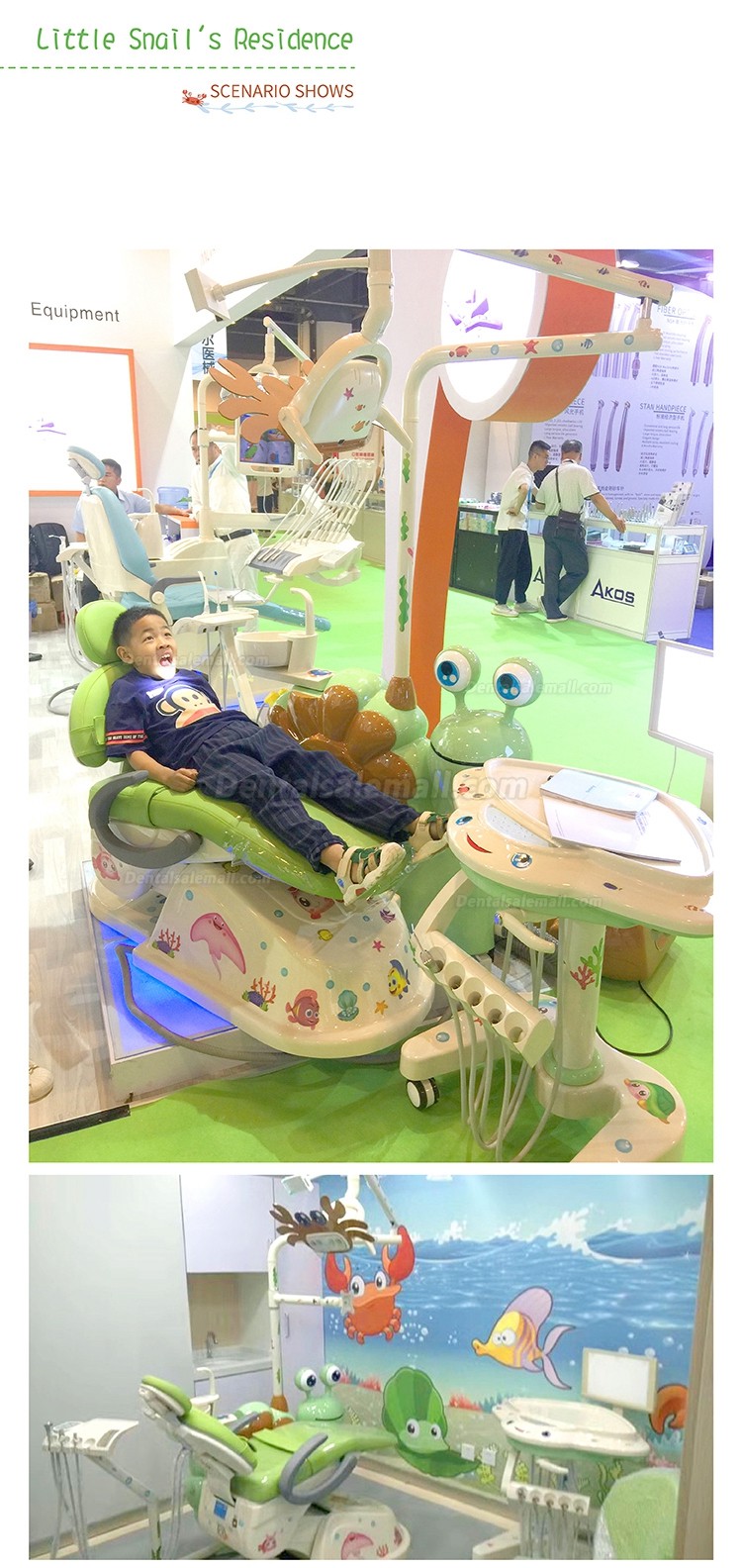 Children Dental Chair Unit Electric Kids Dental Chair Dental Pediatric ...